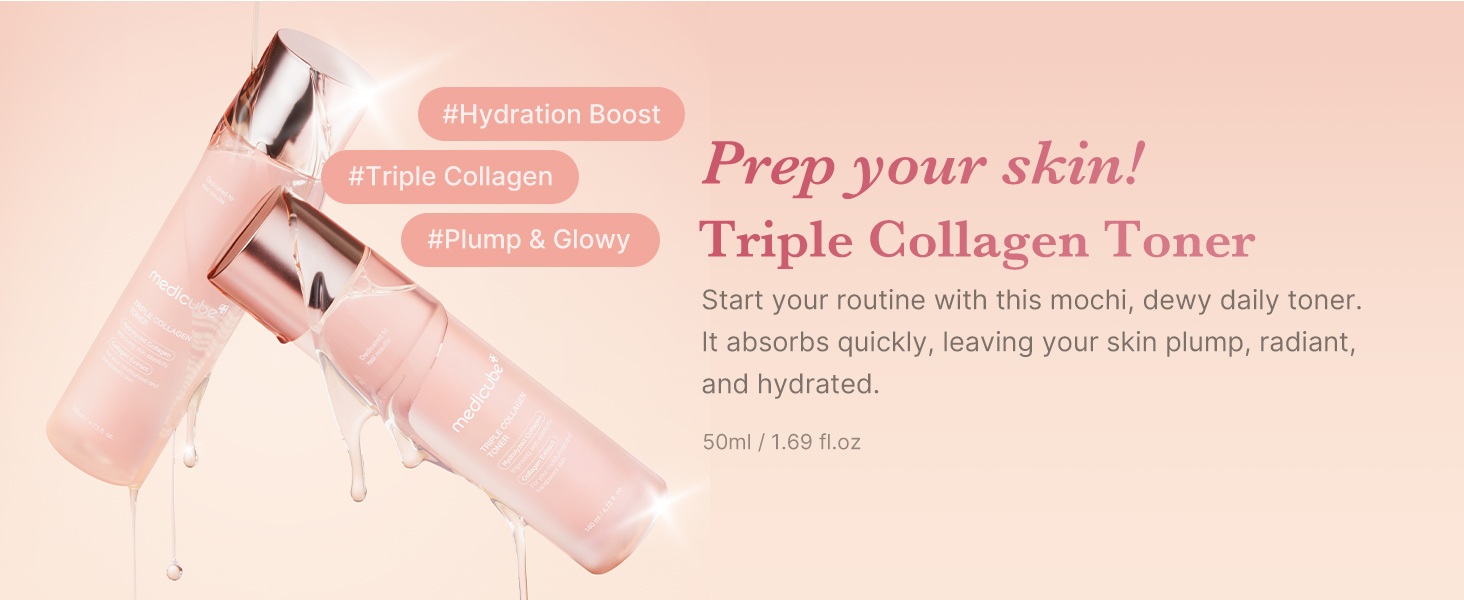 Medicube Triple Collagen Toner, 140ml